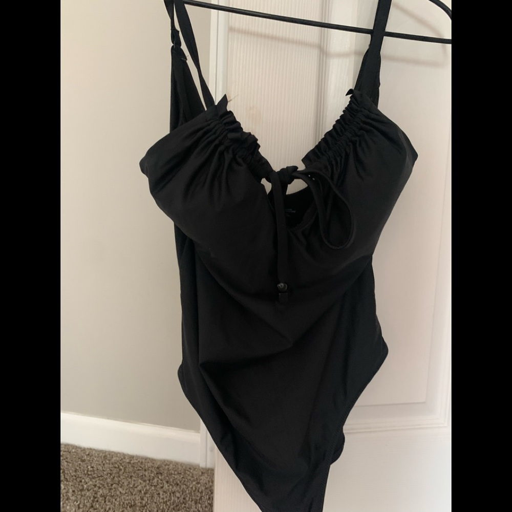 aerie black one piece